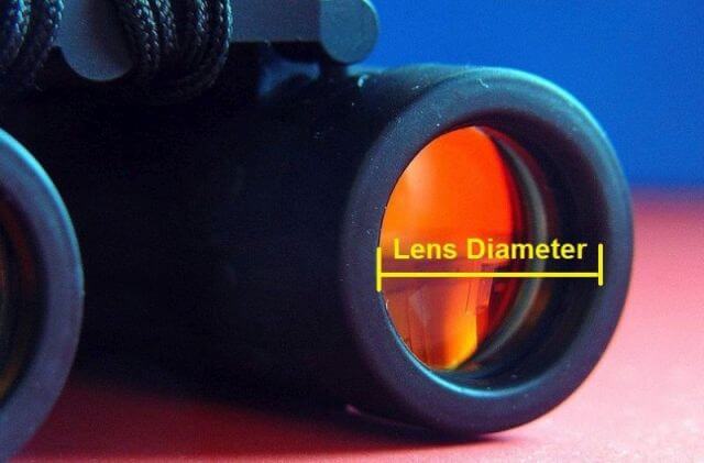 binoculars lens diameter